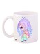 Anime Girl Printed Coffee Mug White/Purple/Green