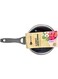 Induction Base Non-Stick Sauce Pan &acirc;&euro;&ldquo; Black Coated Cookware With Durable Glass Lid For Effortless Cooking And Easy Cleanup-18 Cm Gray