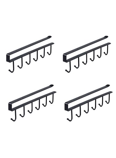 Cup Holder Hanger Under Cabinet Hang Kitchen Cabinet Under Shelf Storage Rack Organizer