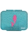 Essen Tritan Bento Lunch Box for Kids Girls - Teal Glitter Mermaid
