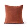 Home Milano Textured Filled Cushion with Down Alternative Filling Ultimate Comfort for Decorative Cushion Bed, Couch, Sofa and Supportive Use, Premium Square Pillow 48x48cm - Rust, 1 Piece