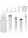 Chielor Pet Feeding Bottle Set, Puppy Bottles for Nursing,Newborn Small Animals Milk Bottles for Nursing with Replacement, Kitten Nursing Bottle, Mini Pet Feeding Bottle, Newborn Kitten &amp; Puppy Gift