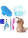 SUSOO 6 Pcs Rabbit Grooming Kit for Small Animous,Portable Bunny Stuff Accessories with Bunny Brush,Nail Clipper Set,Pet Hair Remover, Massage Glove,Combs and Slicker Brush,Funny Indoor Rabbits Toys