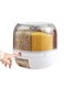 Dry Food Storage Container Rice and Grain Rotating Food Dispenser