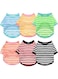 MAKINGTEC 6 Pieces Dog Striped T-Shirt, Shirt Breathable Pet Apparel Colorful Puppy Sweatshirt Dog Clothes for Small to Medium Dogs Puppy (Small Size)