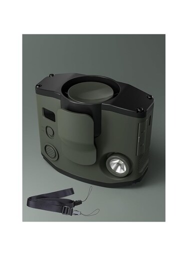 Portable Waist Clip Fan with LED Display and Light, Small Belt Fan with Dual Clips and Lanyard, Personal Wearable Cooler with 3 Speed, Max 21 Hrs,Small Necklace Fans, Shirt Fan for Hot Flashes Jobsite