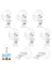 Suction Cup Hooks for Glass Window - 8X Suction Cup Window Glass Clips,Suction Cup Clip Advertising Pop Display, Suction Cup Clamp Holder for Bathroom, Kitchen