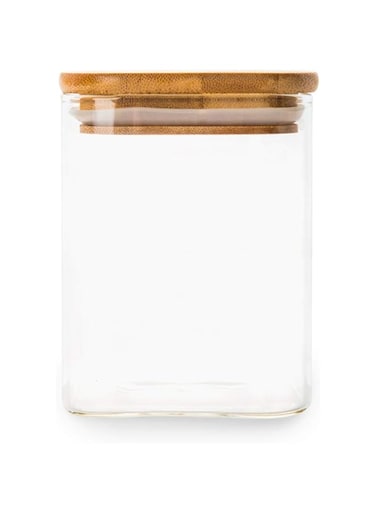 Little Label Storage 500Ml Square Jar