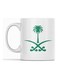 Tree And Swords Printed Mug White