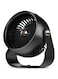 Anspect Desk Fan, 6 Inch Quiet Air Circulator Fan, 4 Speeds with Strong Airflow, 360&deg; Rotate Portable Fan For Bedroom Home Office Desktop Travel (Dark Black)