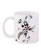 Floral Printed Coffee Mug White/Blue/Black
