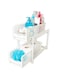 Dubai Gallery 2-Layer Storage Rack For Bathroom White 33.9 X 15 X 19.4Cm