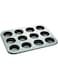 ECVV SHOWAY Best Cupcake Baking Pan 12 Cup Non-Stick Muffin Tray Grey Cake Pan