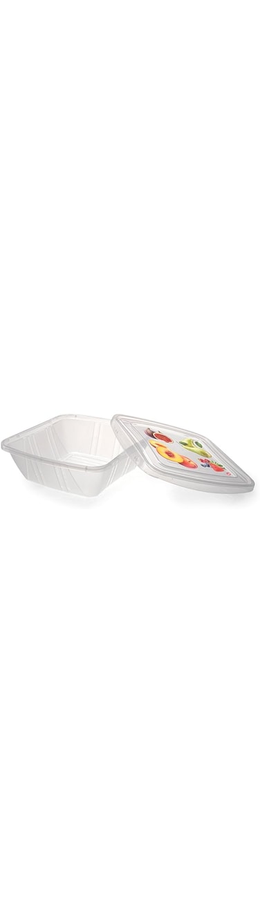 Snips 3-Piece Fresh Square Containers Set - 1 Liter Food Storage Containers
