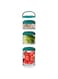 Plastic Stackable Reusable Food Storage Containers with Lids Small Fresh Keeping Box for Fruits Vegetables Salads Finger Foods Nuts Seeds Dry Fruit Snacks Pickle Dips Salad Dressing Yogurt Baby Food Purees Meal Prep Containers for Kids Adults School Work Office Travel Gym Workout Portable Containers with Twist and Lock System for Snacks Formula Protein Powder BPA Free Airtight Leakproof Portion Control Jars Containers in 3 Sizes 100ML 200ML 300ML