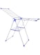 Royalford Metal Cloth Dryer (159X62X102) CM Folding Clothes Airer Clothes Airer Clothes Airer 16m Drying Length Stainless Steel White and Blue
