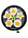 KASTWAVE 5PCS Stainless Steel Egg Rings - Non-Stick Egg and Pancake Mold Set for Versatile Kitchen Use, Great for Omelettes and Shaped Pancakes
