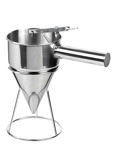 Multifunctional Pancake Batter Dispenser Silver