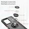 Case for Vivo Y19S Case Cover Metal Ring Holder Grip Kickstand Car Magnetic Mount Shockproof Matte Hard Back Bumper Case for Vivo Y19S (Blue)