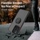 Case for Vivo Y19S Case Cover Metal Ring Holder Grip Kickstand Car Magnetic Mount Shockproof Matte Hard Back Bumper Case for Vivo Y19S (Blue)