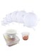 Stretch Lids White 8inch