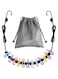 Retractable Portable Clothesline for Travel，Clothing line with 12 Clothes Clips, for Indoor Laundry Drying line,Outdoor Camping Accessories (Grey)