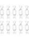 SYOSI Candy Box, Small Plastic Containers, with Lids, Candy Shaped Jewelry Box Mini Clear Jewelry Case for Storage of Small Items, Jewelry, Pills, Pack of 10