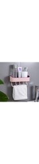 RAHALIFE Bathroom Shelf Holder With Hook Pink Grape