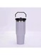 Insulated Stainless Steel Water Bottle, 880ml Capacity, Flip Straw Lid with Handle, 12+ Hours Cold, Multiple Colors (Lilac)