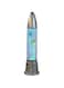 ECVV Magma Lamp Light, Glass Aqua Bubble Tube Fish Lamp, Rocket Shaped  19 In/50 Cm , Colour Changing Led Artificial Aquarium With Colourful Fish.