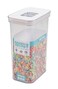 Secret Baker&acirc;&euro;&trade;s Secret Space Box 2.4L Rectangular Airtight Food Storage Container L10.5 x W15.5 x H23.5 cm Stackable Leak Proof Kitchen Organizer Clear Canister for Dry Food Nuts Snacks Pantry Storage BPA Free