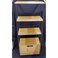 Tradeo 4-Tier Industrial Bookshelf with Storage Cabinet, Modern Wood &amp; Metal Standing Display Rack