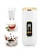 Angju Electric Kettle,650ml Travel Portable Kettle,Hot Water Boiler with 6 Temperature Control, 316 Stainless Steel Water Heater with Auto Shut-Off &amp; Boil Dry Protection, Small Electric Water Kettle