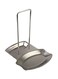 Stainless Steel Pan Pot Cover Lid Rack Stand Spoon Holder Silver 18.5x15.5x20cm