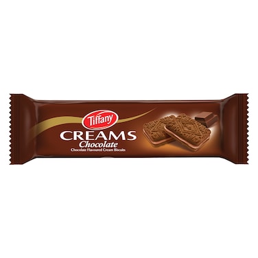 Tiffany Creams Chocolate Flavoured Cream Biscuits, 84g
