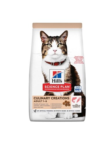 Hill's Science Plan Culinary Creation Feline Adult Cat Food with Salmon and Potatoes 1.5 kg