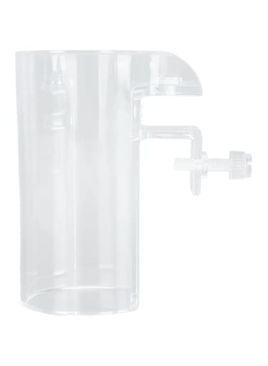 Luqeeg Fish Food Feeder Tube, Transparent Acrylic Floating Food Feeding Tube with for Aquarium