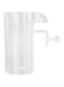 Luqeeg Fish Food Feeder Tube, Transparent Acrylic Floating Food Feeding Tube with for Aquarium