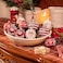 Christmas Balls, Red White Set of 24, 6CM Traditional Ornaments for Christmas Decoration