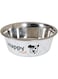 Zolux Happy Stainless Steel Dog Bowls - White 0.4L