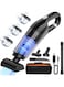 Yoawllty Handheld Vacuum Cleaner, 120W High-Power Vacuum Cleaner, Wet and Dry, Suitable for Home, Car, Office, with 3 Filters and 3 ​Different Nozzle