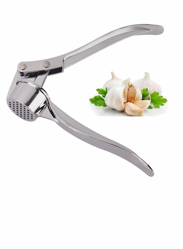 Stainless Steel Garlic Press, Press Crusher, Crush Garlic &amp; Ginger with Ease, Zinc Alloy Small Kitchen Utensils Gadgets, Easy to Use and Clean, Non-Slip Handle for Restaurant Home Kitchen