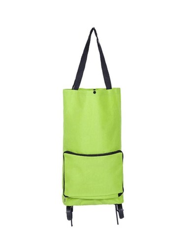 Shopping Trolley Bags Green/Black 28x18x47cm