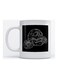 Mug Skull For Coffee And Tea White