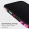 Mobcos iPhone 17 Pro Max Blushia Premium Case Compatible with Hybrid Dual-Layer Hard Shell + Silicone Protection - Scratch-Resistant Shockproof Mobile Cover