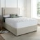 Wilson Upholstered Queen Size Bed (160 X 190 CM) Beige Color