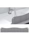 KASTWAVE Silicone Sink Splash Guard for Kitchen and Bathroom with Non-Slip Suction Base Dishwasher Safe Gray 19.7L x 2.4W x 5H Inches