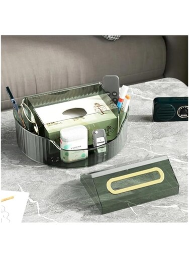 NKX Decorative Napkin and makeup Storage Organizer with Tissue holder