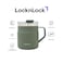 LocknLock Metro Mug 355ml Khaki &ndash; Double-Wall Insulated Stainless Steel Mug with Spill-Resistant Lid