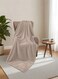 East Light Blanket By Noon East - 220X230 Cm Ultra Plush Mocha 100% Polyester Ultra Plush For Sofa Or Bedroom